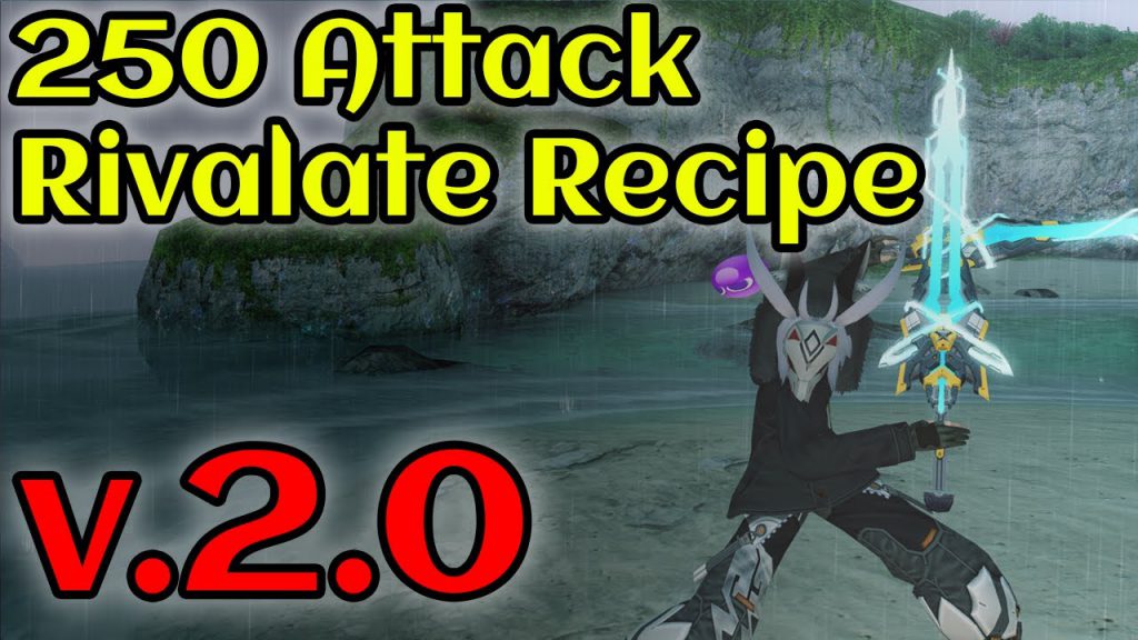 Pso2 New 250 Attack Recipe For Rivalate Weapons Recipes From Pins